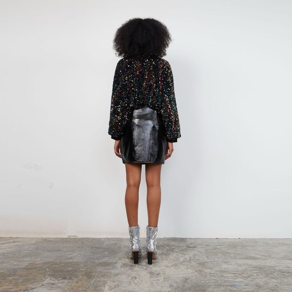 NWT Anthropologie Stella Nova Sequin Top Size 2 - Picture 5 of 11